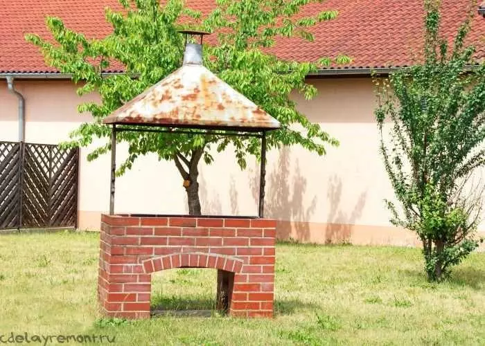 мангал из кирпича