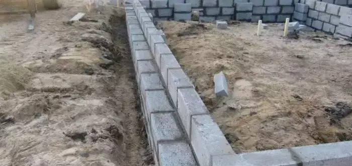 фундамент из блоков фбс