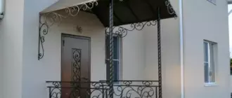 Козырек над дверью своими руками