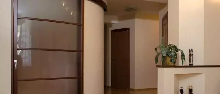 круглая стена из гипсокартона