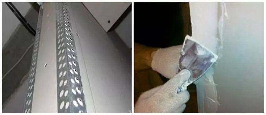 Укрепление углов алюминиевыми профилями