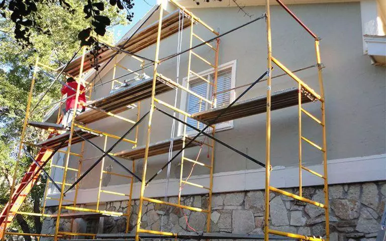Строительный лес из профильной трубы