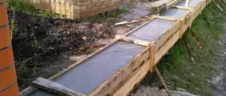 Фундамент под кирпичный забор своими руками