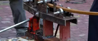 Самодельный трубогиб для профильной трубы