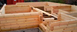 Фундамент для дома из бруса