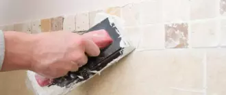 Затирка швов плитки